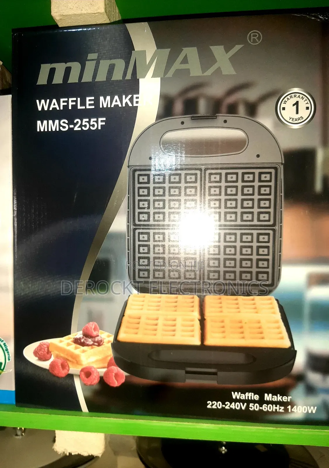 Minmax Belgian Style Waffle Maker
