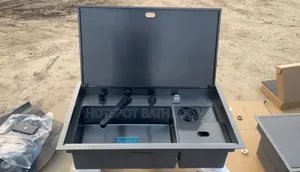 Luxury Multifunctional Double Kitchen Sink With Waterfall Faucet