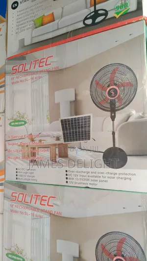Solitec Rechargeable Stand Fan