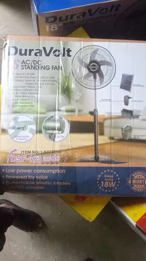 16" Duravolt Stand Fan Ac Dc