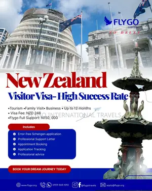 New Zealand Visitor Visa – High Success Rate | Flygo Travels