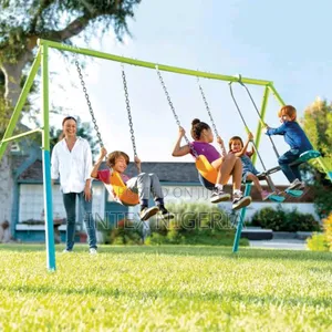Intex 44121 Green and Blue Swing With 3-Function Play Set