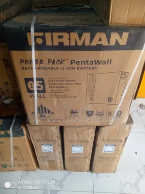 Firman 5kwh Lithium Battery 25.6v (200a.