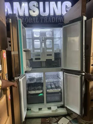 New Samsung 4 Door Side by Side Fridge Bottom Freezer 21" Tv Ice Maker