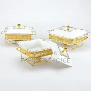 1.2/1.8/2.8l Ceramics Chafers and Buffet Warmers Sets