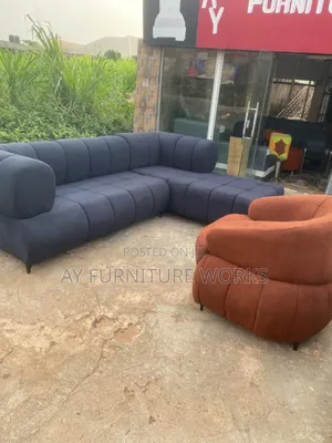 A Beautifully Crafted Gray Corner Unit Sofa