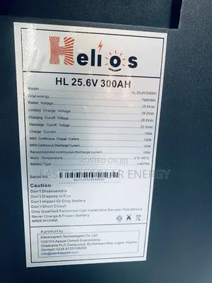 Helios Lithium Ion Battery