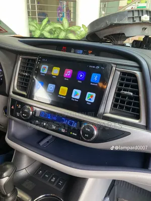 Toyota Highlander 2014 / 2019 Model With GPS Navigation System (Map)