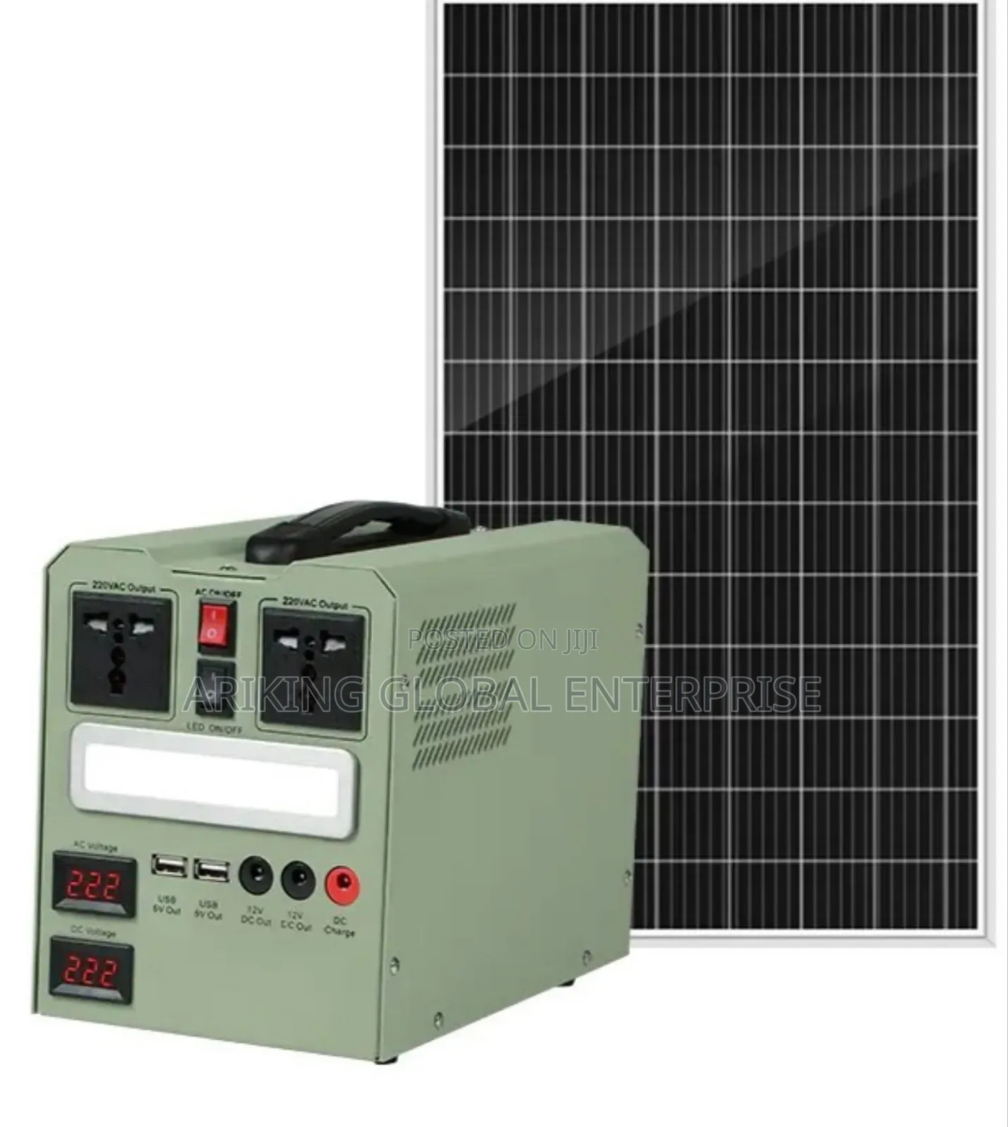 Multi-Purpose Portable Solar Generator System