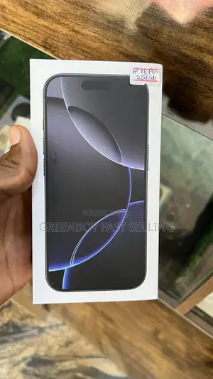 New Apple iPhone 16 Pro 256 GB Black