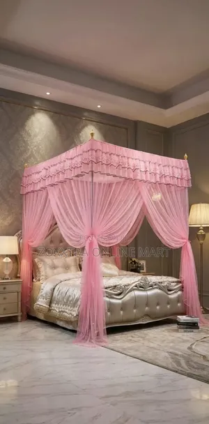 Royal Mosquito Net With Poles For 6by6 And 7by7 Beds