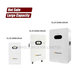 10kwh 205ah 51.2v LFP Wall Mount Battery for Home Backup
