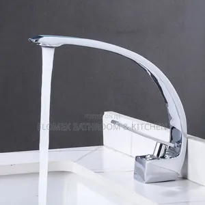 Modern Chrome Bathroom Sink Mixer Faucet