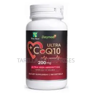 Ultra Coq10 Softgels With Vitamin E (100 Softgels, 200mg Coq10)