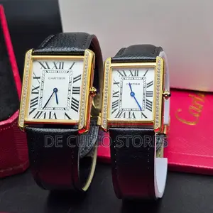 Cartier Leather Watch Battery Couple