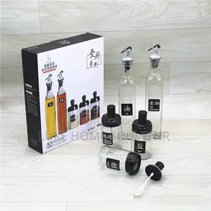 5pcs Oil Vinegar and Spice Bottle
