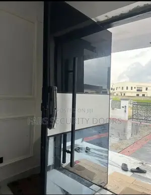 5ft by 8ft Pivot Door Luxury With Camera Handle