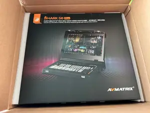Avmatrix Shark S6 Plus 6-Channel Sdi/Hdmi Video Switcher 17.3 Screen