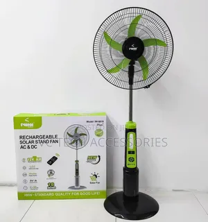 18inches Rechargeable Solar Fan