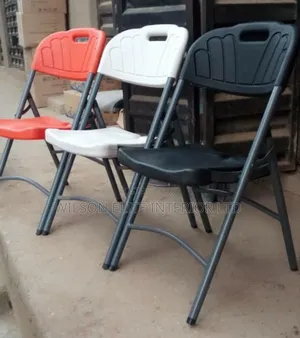 Quality White Plastic Foldable Chair