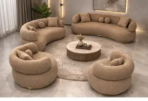 Luxury Curved Sofa Set