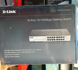 Dlink 16 Port 10/100 Network Switch Des-1016d