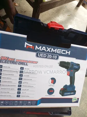 Maxmech Ued 20-10 20v Cordless Electric Drill.