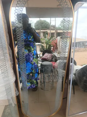 Full Mirror With Light and Bluetooth Speakers