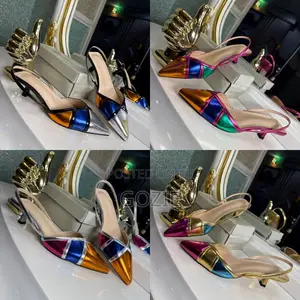 Gorgeous Multicolored Slingback Sandals