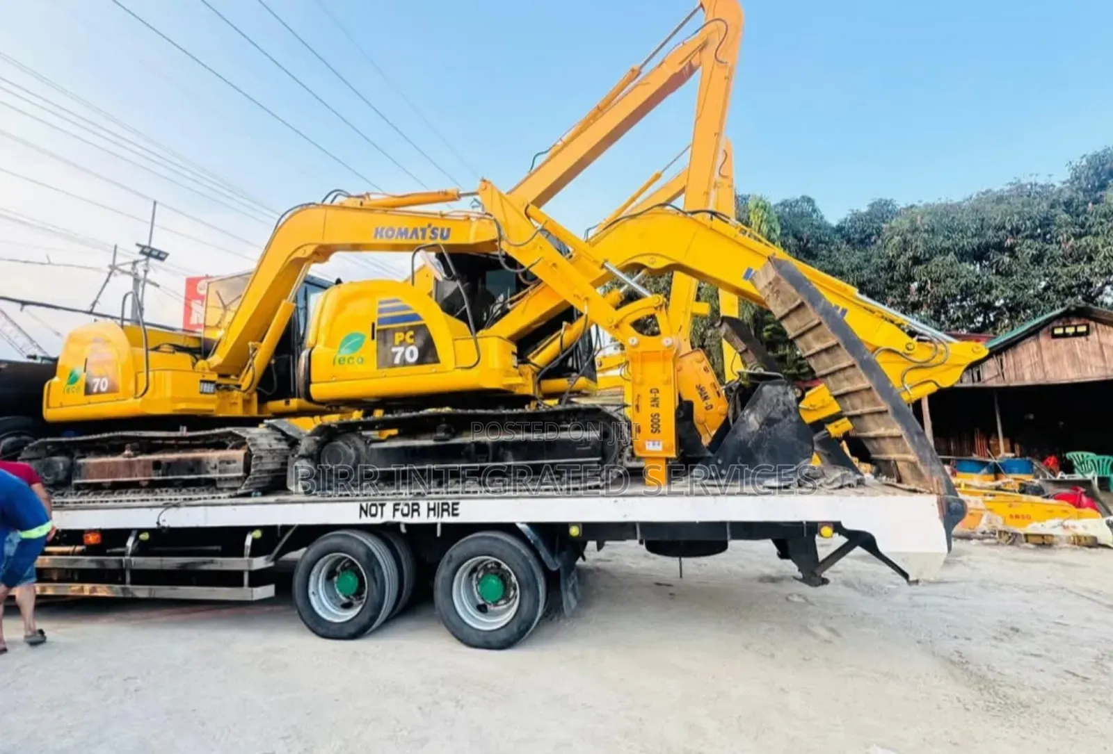 Construction Equipment, Lowbed, Flat Bed Hire