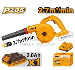 Ingco Lithium-ion Aspirator Blower With Battery And Charger - 20v