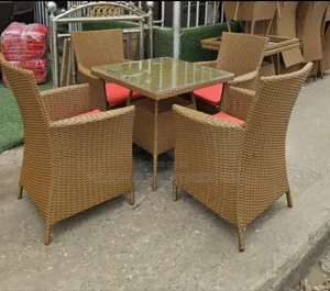 4 Seater Outdoor Ratten Set
