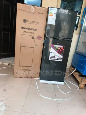 175l Cooling Refrigerator Double Door Glamstar