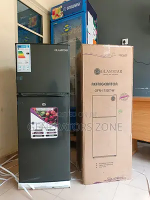 Glamstar Refrigerator Double Door 175l Size
