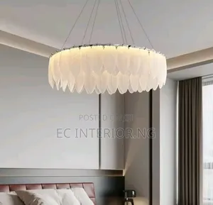 Modern Cream Crystal Chandelier