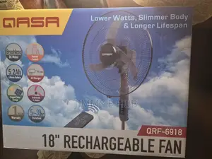 Qasa 18" Rechargeable Fan