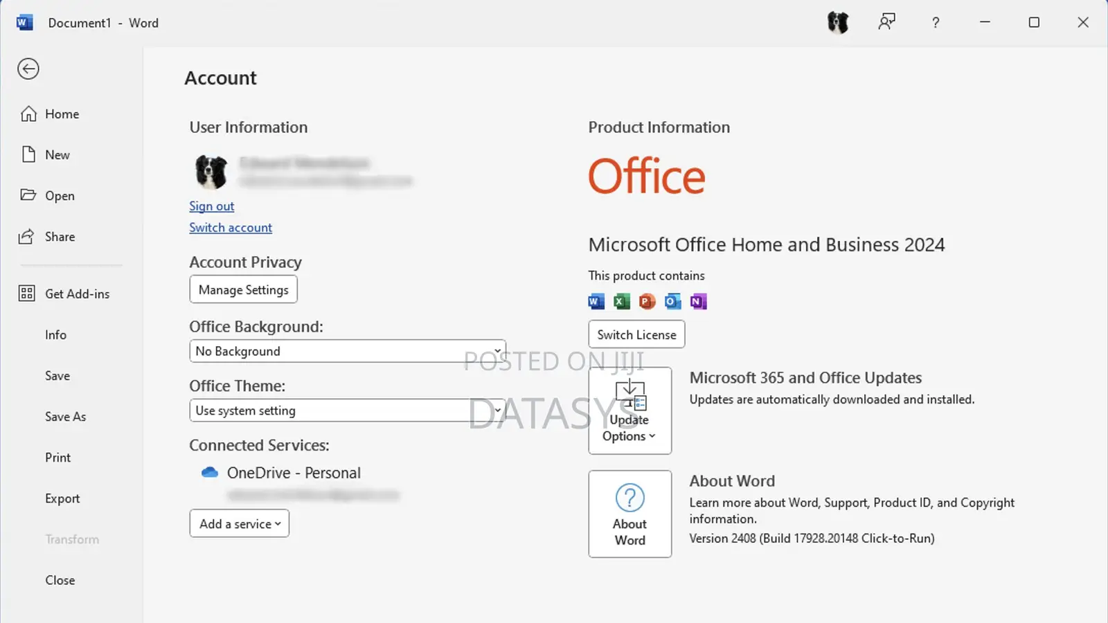Microsoft Office LTSC 2024 Professional Plus / Standard