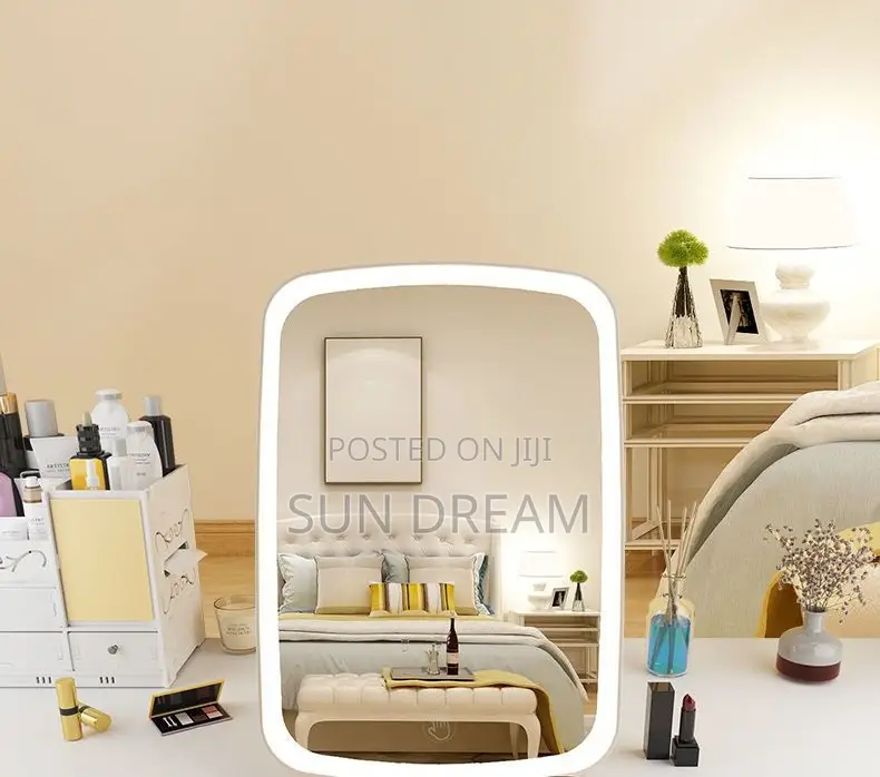 Led Mirror Table Mirror Make Up Mirrors Rechargeable