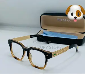 Prada/Moscot Luxury Transparent Glasses
