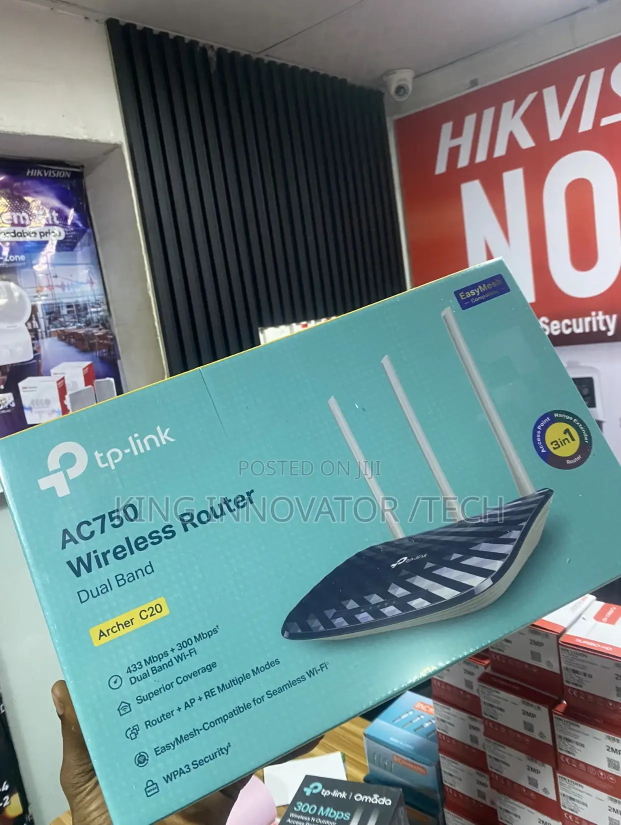 Tp-Link Ac750 Wireless Dual Band Router.
