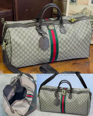 Gucci Gg Supreme Luxury Unisex Duffle/Travel Bags