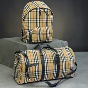 Burberry/Christian Dior Luxury Bag Pack/Duffle Bags Set