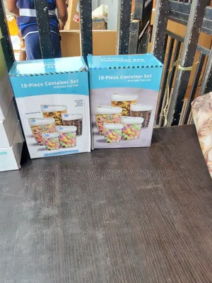 10pcs Cereal Container Set (5 Containers + 5 Covers)