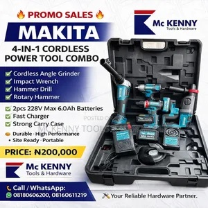 Makita 4-in-1 Cordless Power Tool Combo
