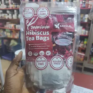 Premium Hibiscus Tea (60 Teabags) | Zobo Teabags