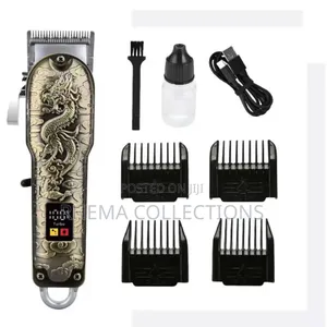Golden Rechargeable Professional Hair Clipper