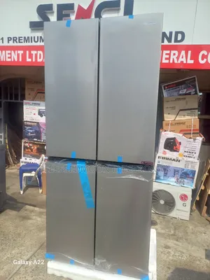 Four Doors Hisense Inverter Standing Fridge With 5 Year's Warranty