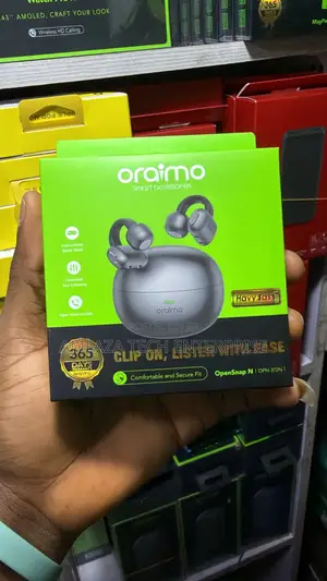 Oraimo Open Snap N Clip-on Open-Ear True Wireless Earbuds