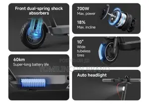 Xiaomi Electric Scooter 5,Front Dual-spring Shock Absorbers