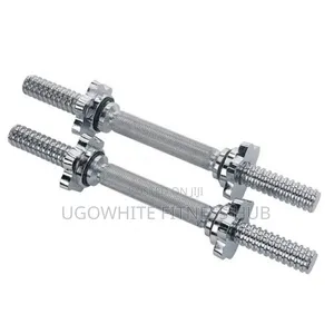 14-Inch Chrome Dumbbell Bars.